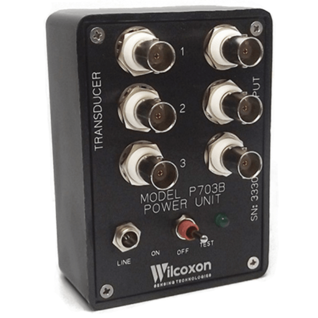 Wilcoxon Sensing Technologies Three Channel Power Unit, Model P703B Series